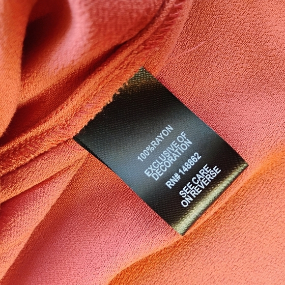 Torrid Babydoll Rayon Crepe Embroidered Lace Up Top Boho Peasant Plus Size 2X - Picture 7 of 11